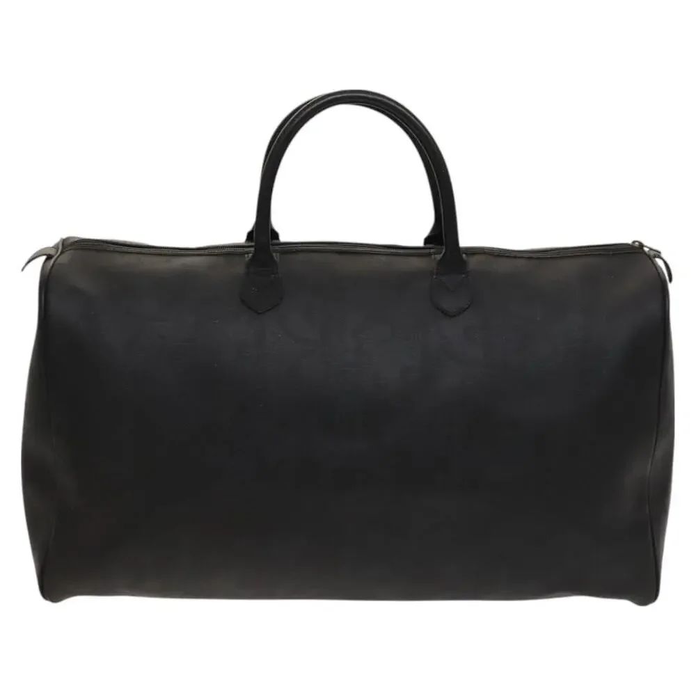 DIOR Trotter Canvas Boston Bag Black Gold